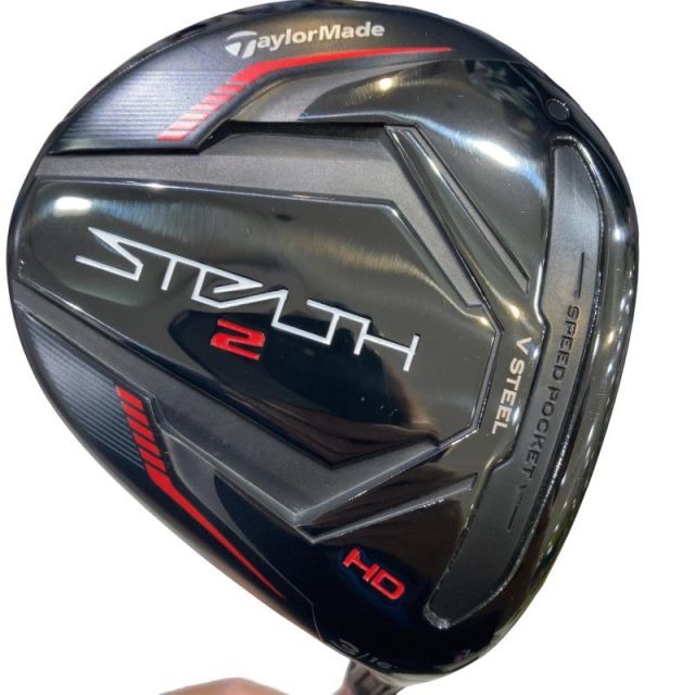【中古】 テーラーメイド STEALTH2 HD 3W フェアウェイウッド FW TENSEI RED TM50(STEALTH FW) (フレックスS) メンズ 男性用 右利き 右用 Cランク ゴルフクラブ