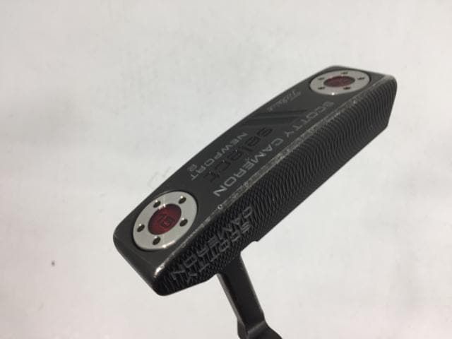 返品OK 【中古ゴルフクラブ】タイトリスト スコッティ・キャメロン セレクト ブラックミスト ニューポート2 オリジナルスチール パター