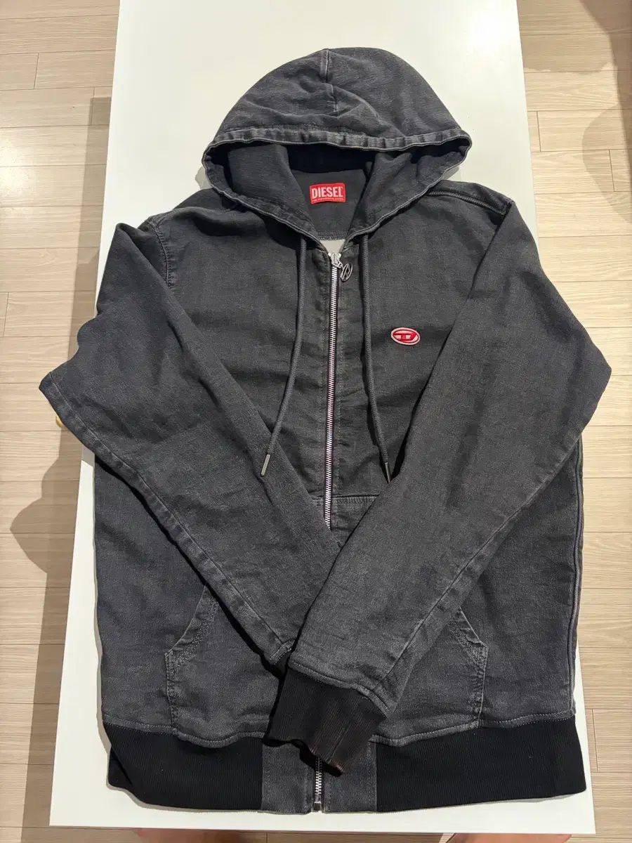DIESEL フーディー ジップアップ インディゴデニム