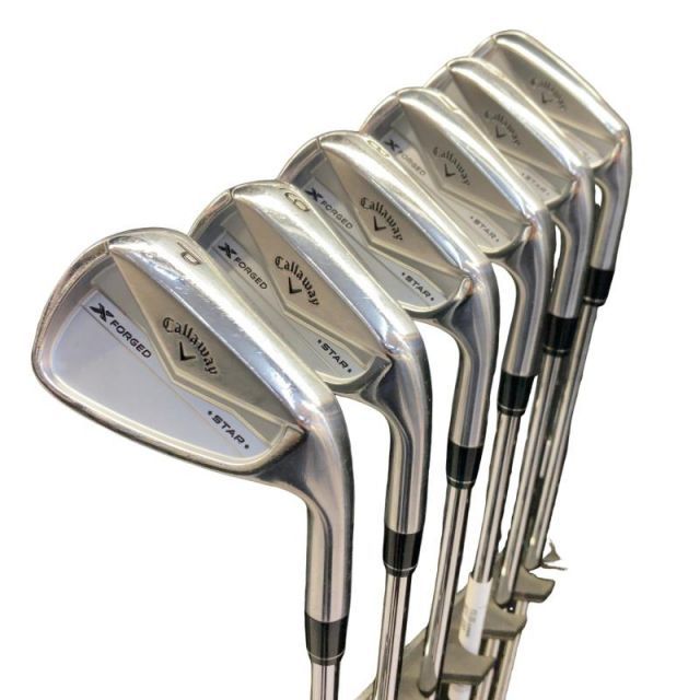 【中古】 キャロウェイ X FORGED STAR(2024) 6S アイアンセット IR NS PRO MODUS3 TOUR105 (フレックスS) メンズ 男性用 右利き 右用 Cランク ゴルフクラブ