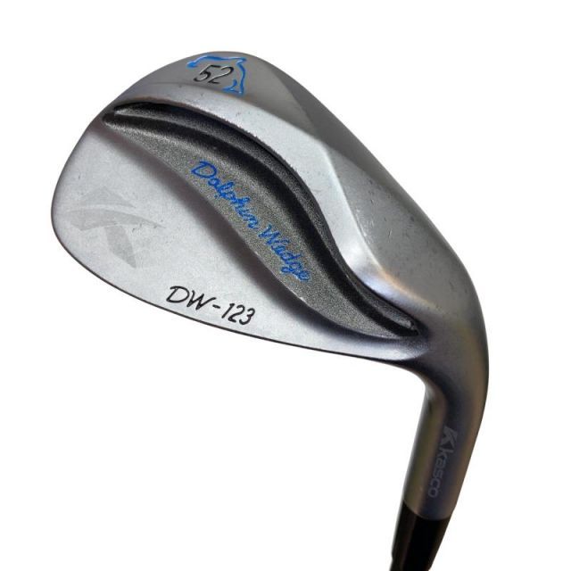 【中古】 キャスコ Dolphin Wedge DW-123 シルバー 52° ウェッジ WG Dolphin DP-231 (フレックスその他) メンズ 男性用 右利き 右用 Cランク ゴルフクラブ