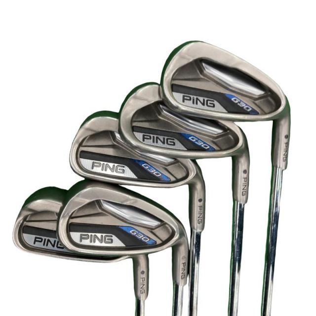 【中古】 ピン G30 6S アイアンセット IR CFS DISTANCE スチール (フレックスS) メンズ 男性用 右利き 右用 Dランク ゴルフクラブ