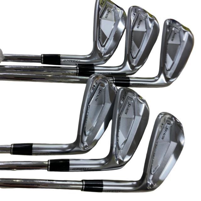 【中古】 ダンロップ SRIXON ZXi5 6S アイアンセット IR 純正特注シャフト (フレックスS) メンズ 男性用 右利き 右用 Cランク ゴルフクラブ
