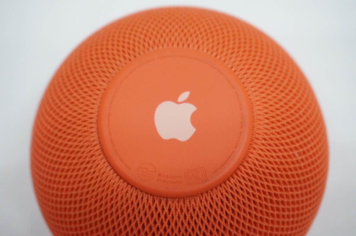 中古】Appleアップル スマートスピーカー HomePod mini オレンジ