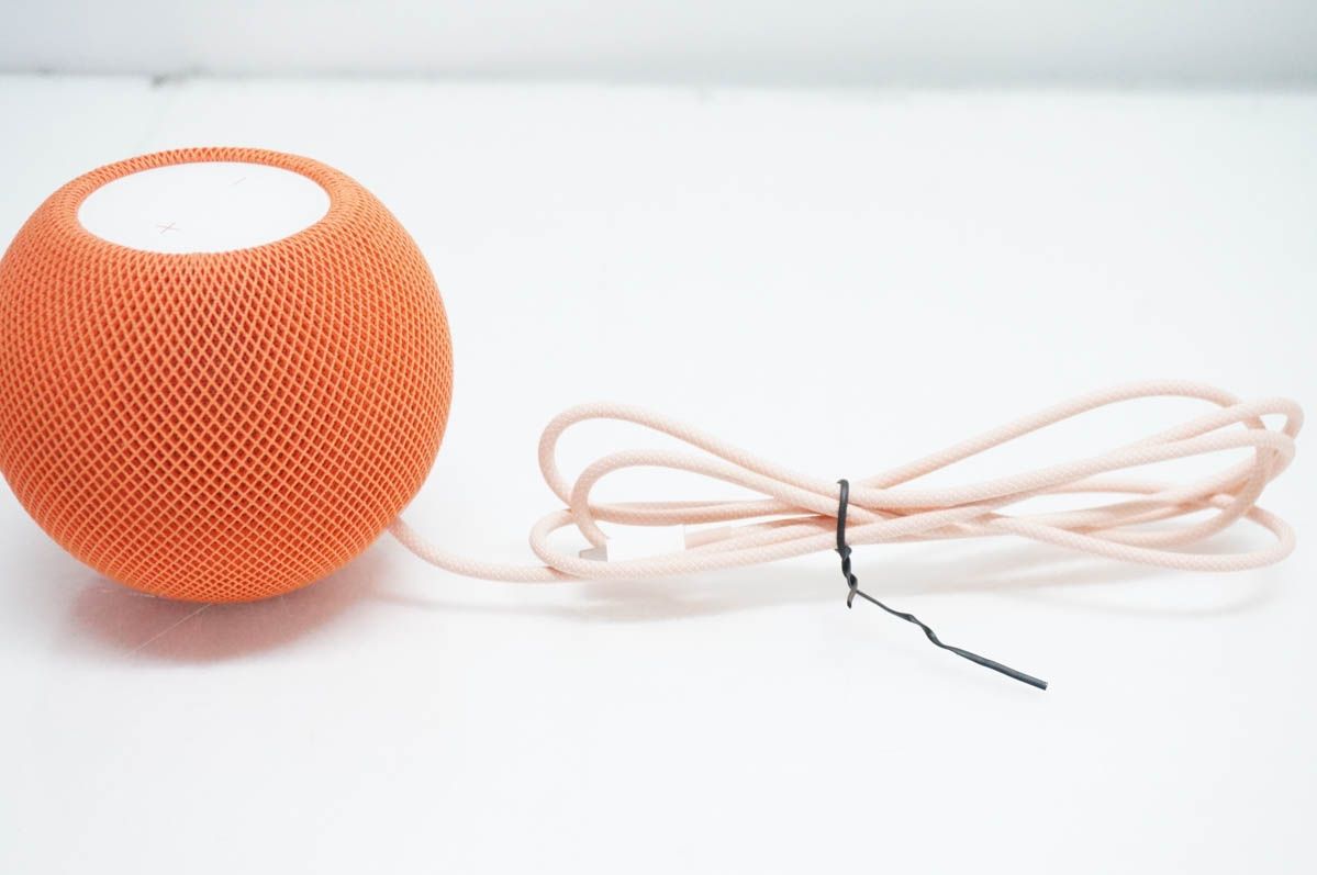 中古】Appleアップル スマートスピーカー HomePod mini オレンジ