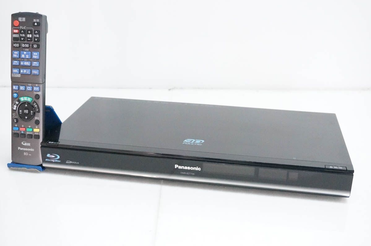 【中古】Panasonicパナソニック ハイビジョンブルーレイディスクレコーダー DMR-BZT700 HDD1TB トリプルチューナー