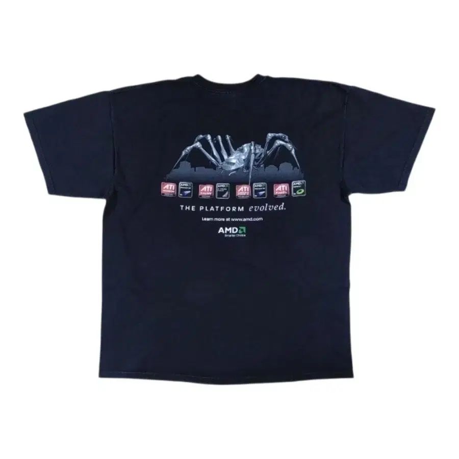 AMD スパイダー 半袖 Tシャツ XL