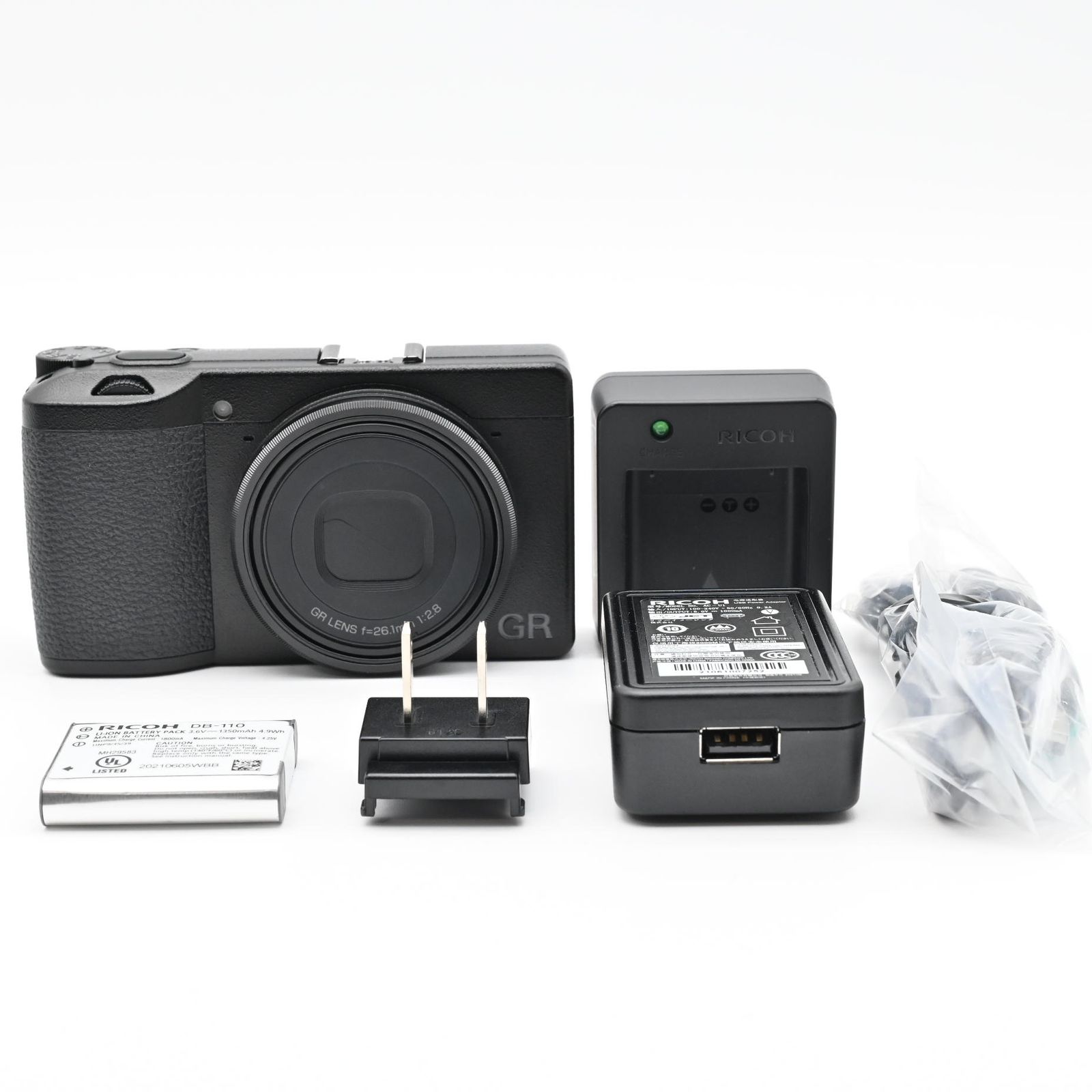 RICOH GR IIIx ショット数 12222回 別売り充電器 BJ-11付 - メルカリ