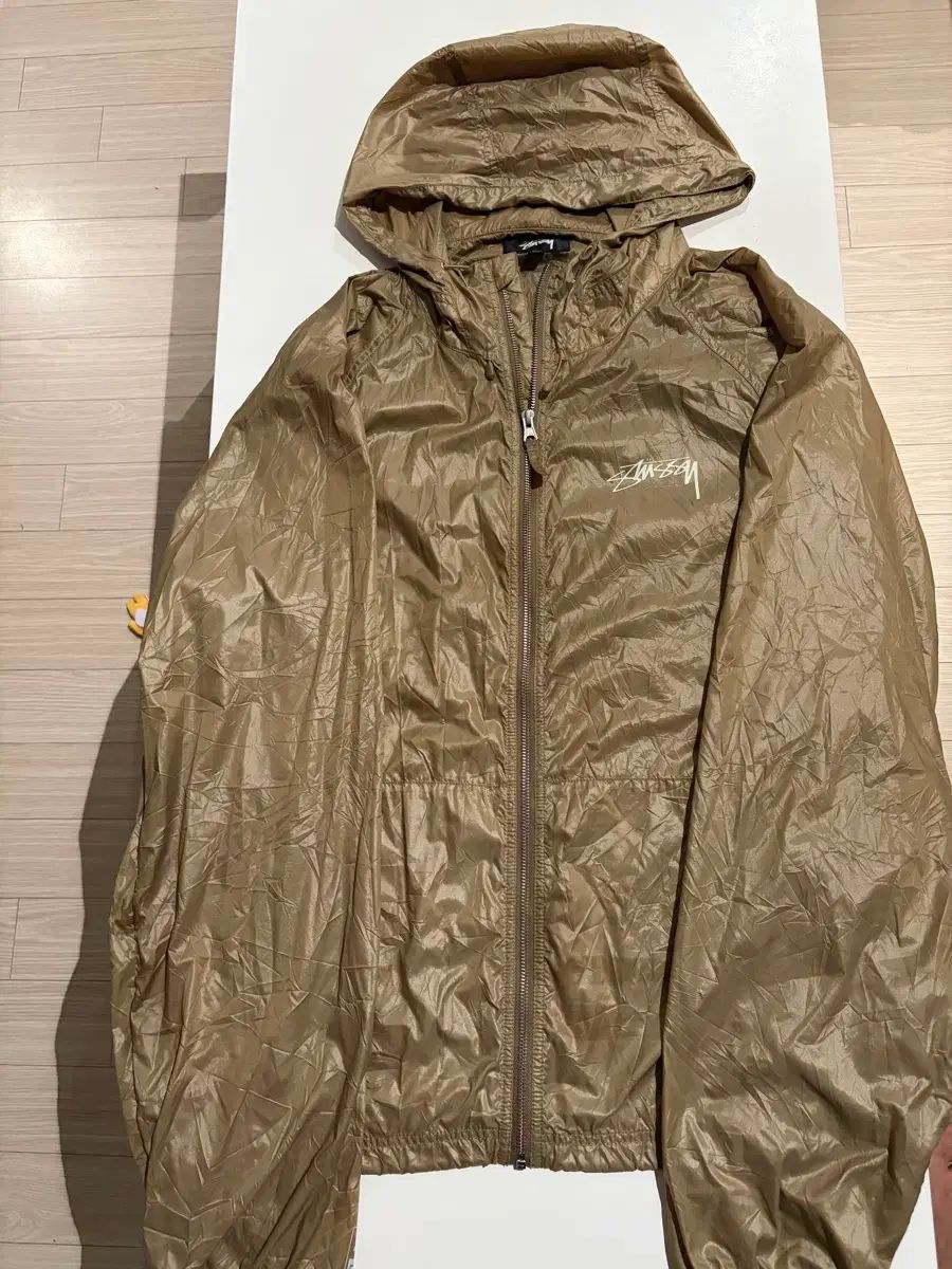 STUSSY ステューシー ビーチ シェル リンクル ナイロン ジャケット ブラウン 29,777円