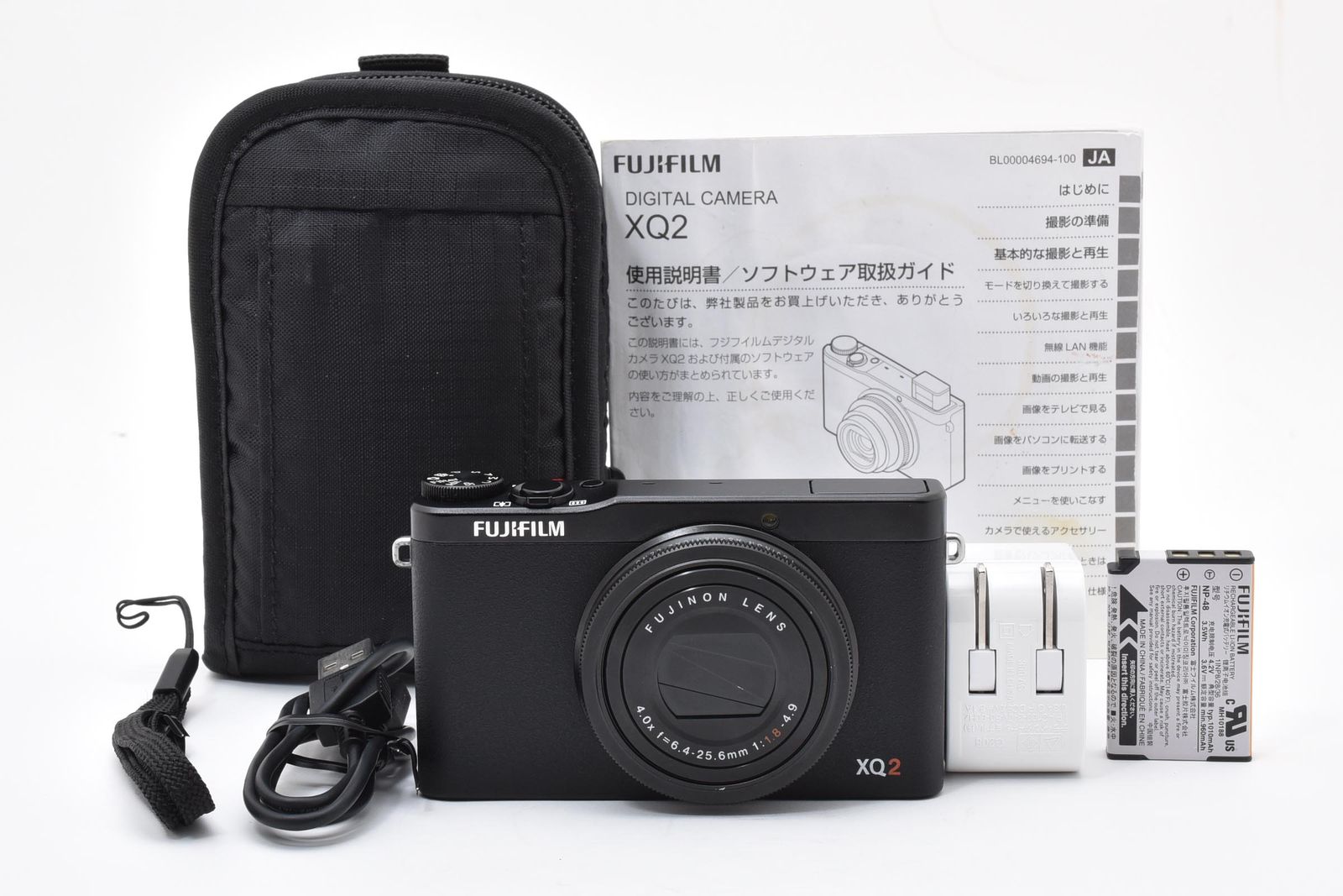 FUJIFILM 富士フイルム XQ2 ブラック プレミアムコンデジ #F217