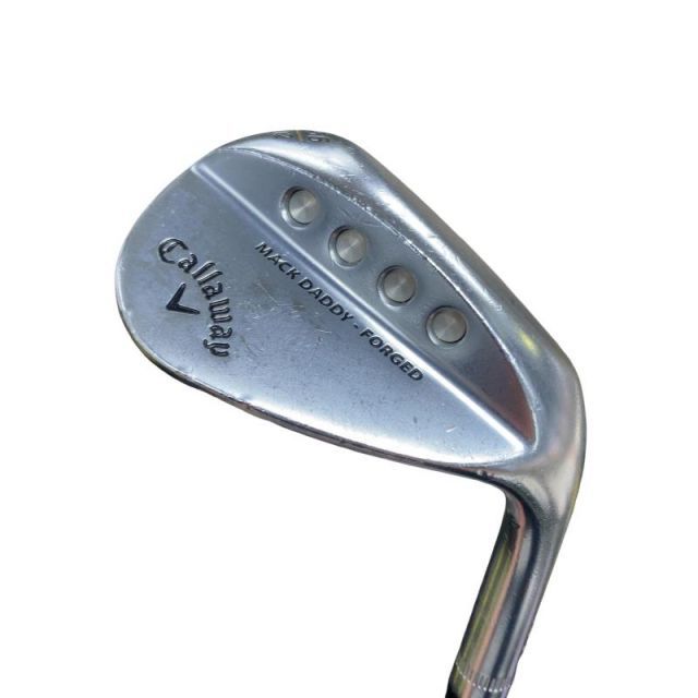 【中古】 キャロウェイ MACK DADDY FORGED ミルキークロム 56°/10° ウェッジ WG Dynamic Gold (フレックスS) メンズ 男性用 右利き 右用 Cランク ゴルフクラブ