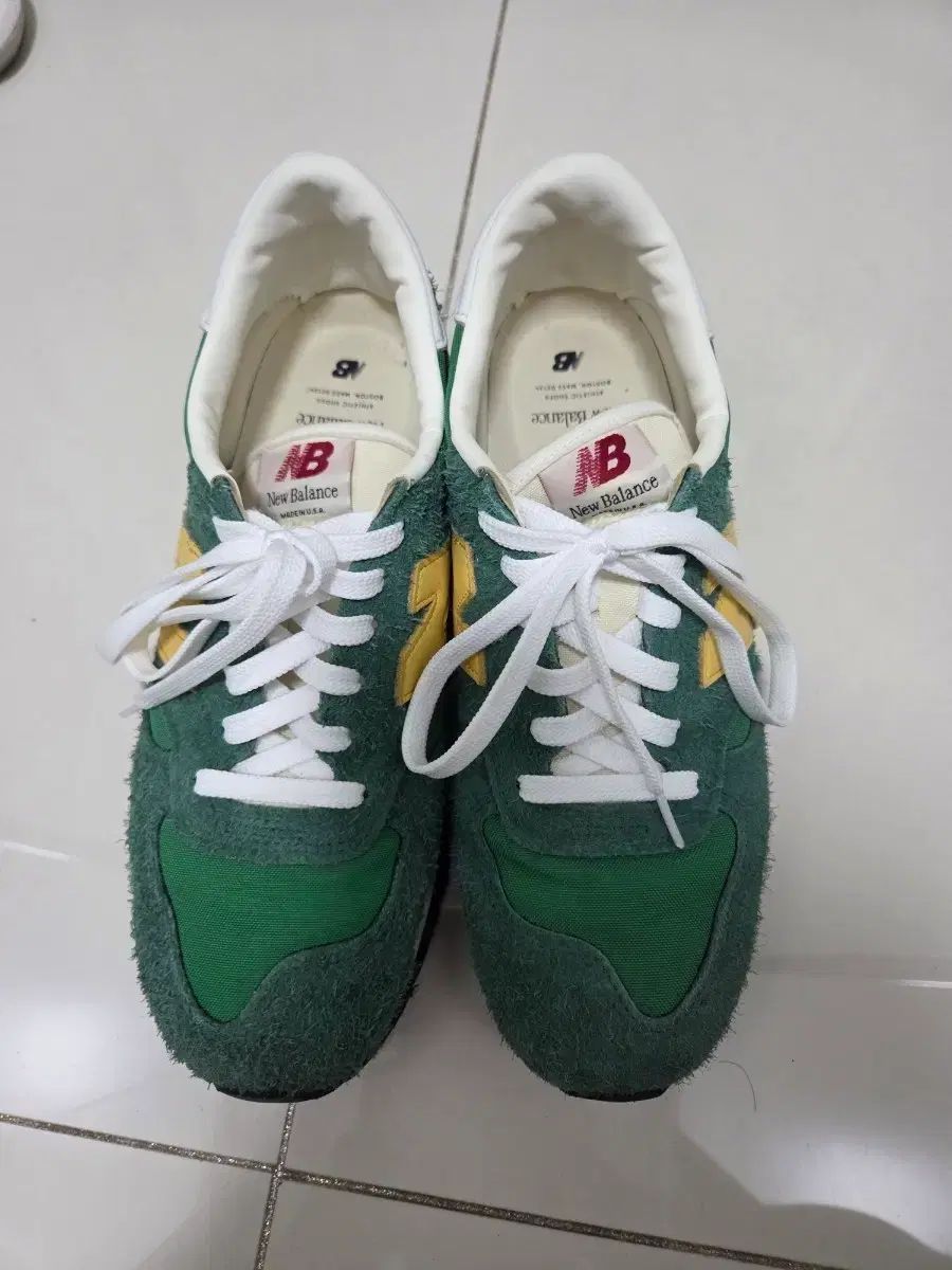 ニューバランス990v1 グリーンGOLD 265 サイズ 出品