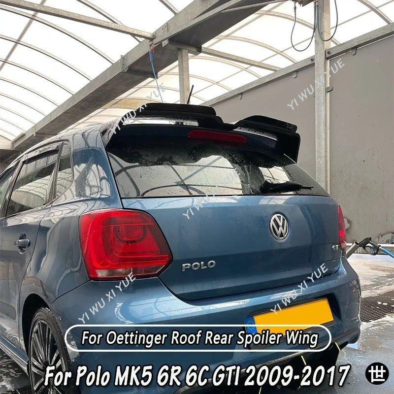 フォルクスワーゲン ポロ 5 ポロ MK5 6R 6C GTI 2009-2017 用 オッティンガー スタイル ルーフ スポイラー ウィング フラップ リア ウィン