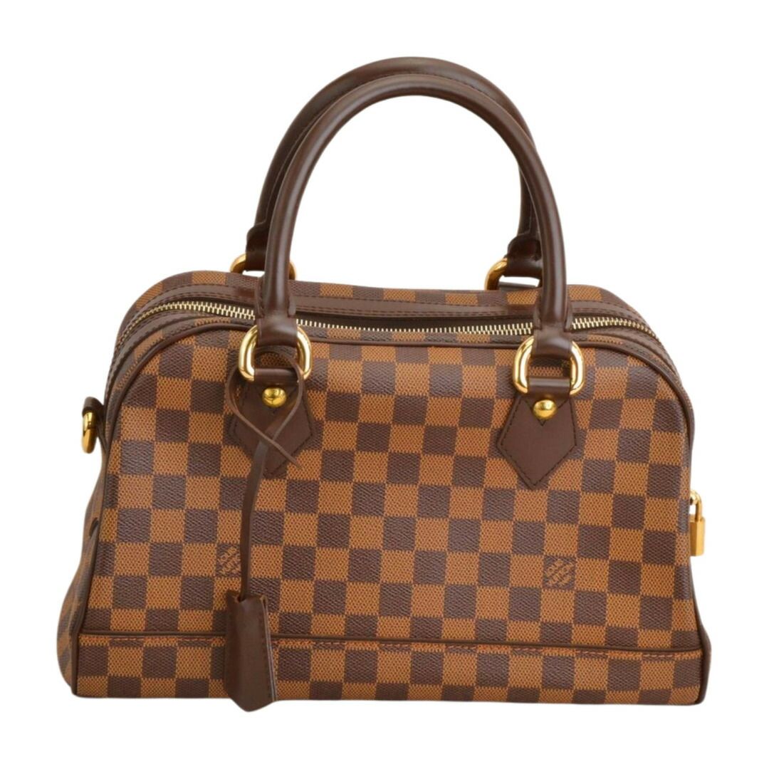 ルイヴィトン LOUIS VUITTON ハンドバッグ ダミエ エベヌ ドゥオモ N60008 ミニボストン 茶 レディース F-B6865