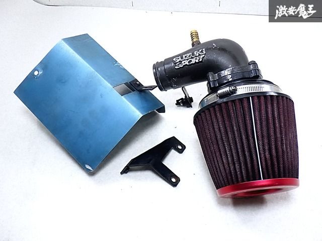 SUZUKI SPORT スズキスポーツ HE21S アルトラパン K6A エアクリーナー エアクリ サクションパイプ PFX400 フィルター付 即納