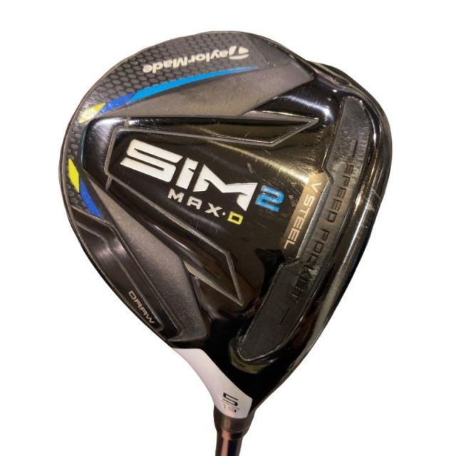 【中古】 テーラーメイド SIM2 MAX-D 5W フェアウェイウッド FW TENSEI BLUE TM50(SIM2 FW) (フレックスS) メンズ 男性用 右利き 右用 Cランク ゴルフクラブ