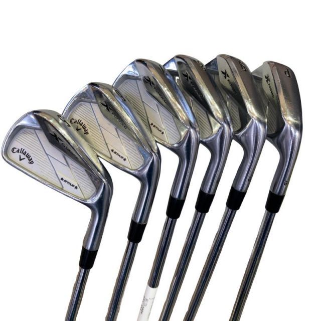 【中古】 キャロウェイ X FORGED STAR 6S アイアンセット IR NS PRO MODUS3 TOUR105 (フレックスS) メンズ 男性用 右利き 右用 Cランク ゴルフクラブ