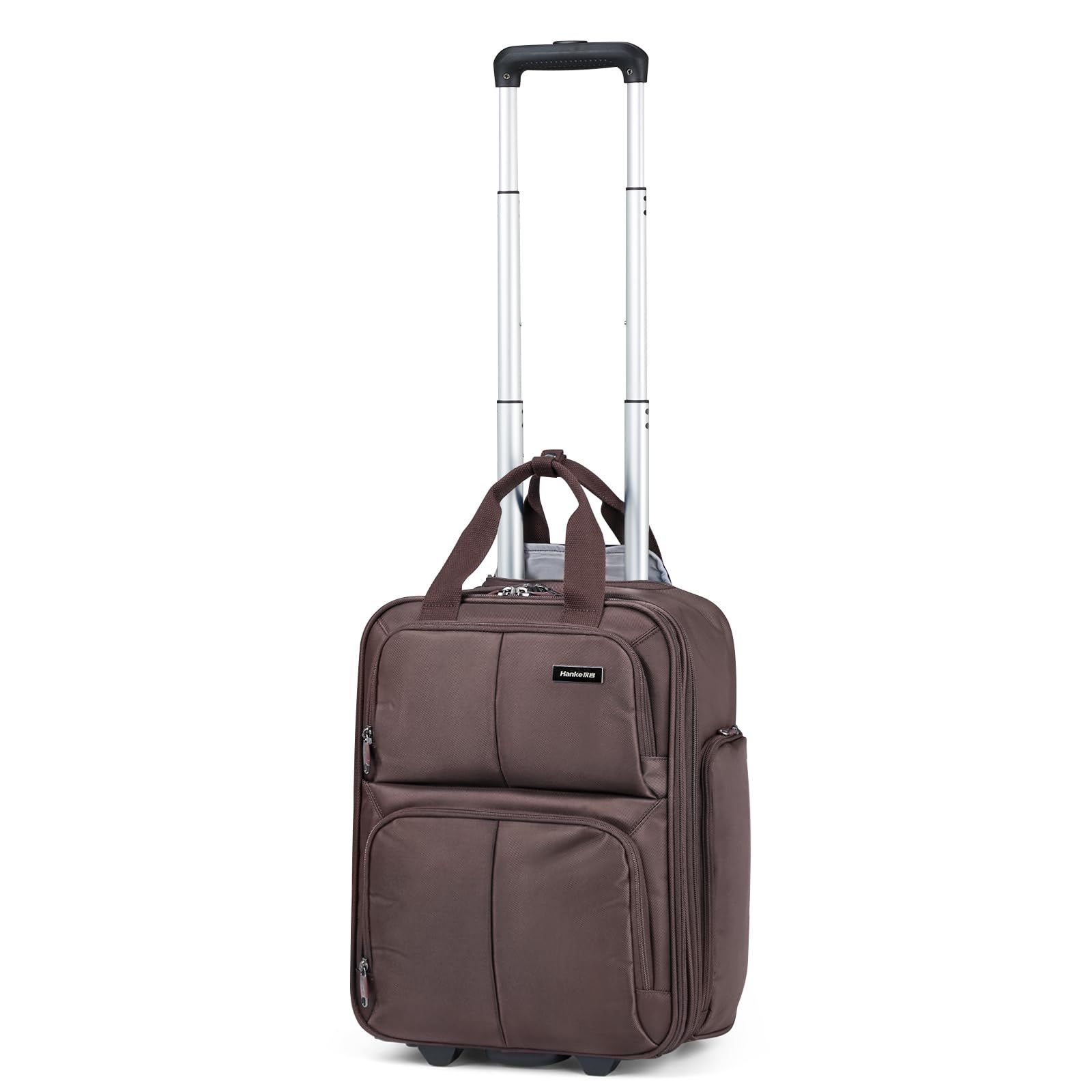 特価　バッグキャリーバッグ(ブラウン) 旅行 機内持ち込み15.6型フイドまで対応一泊二日 ス軽量キャリーケース ss大容量27L静音キャスター 軽量スーツケース 機内持ち込み 小型スーツケース キャリーケース