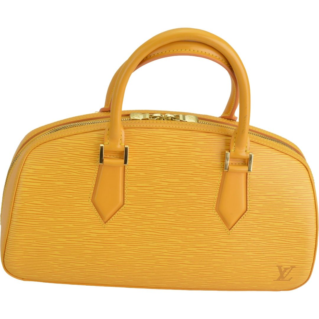 ルイヴィトン LOUIS VUITTON エピライン ジャスミン ハンドバッグ タッシリイエロー エピレザー ゴールド M52089 レディース F-B6964