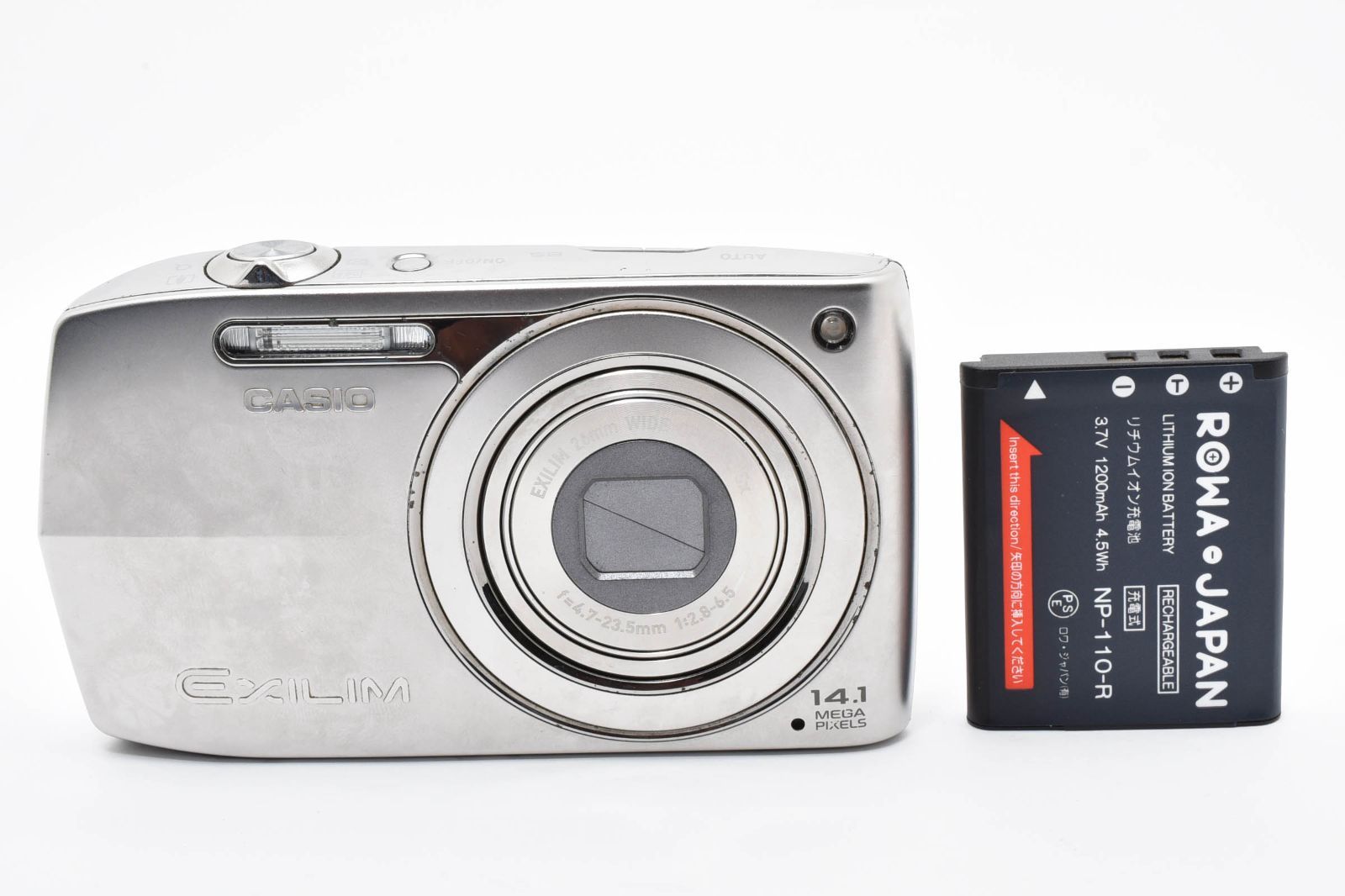 カメラ 【完動品】CASIO EXILIM EX-Z2000 シルバー 高画質1410万画素
