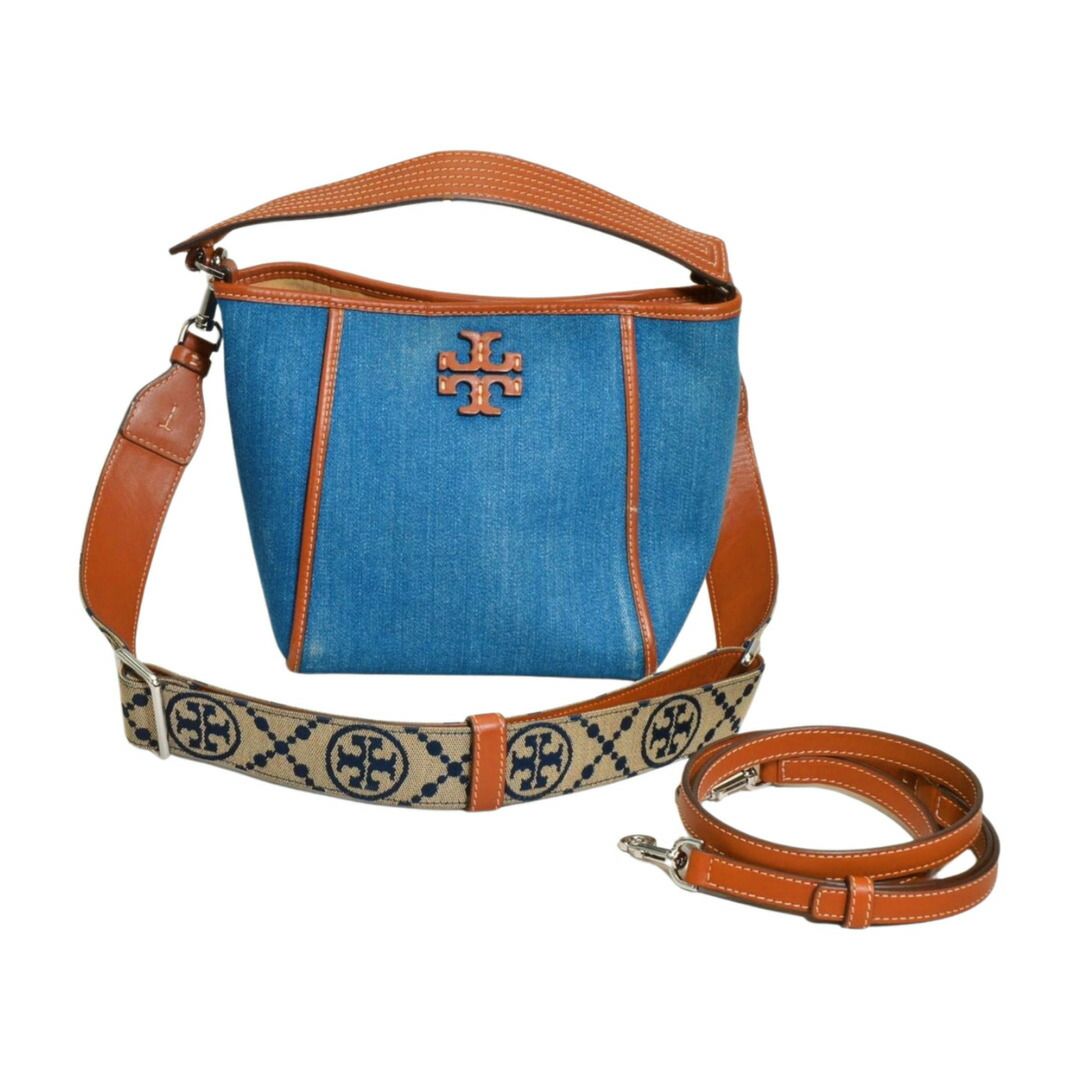 トリーバーチ TORY BURCH 3WAY ショルダー/トートバッグ デニム×レザー