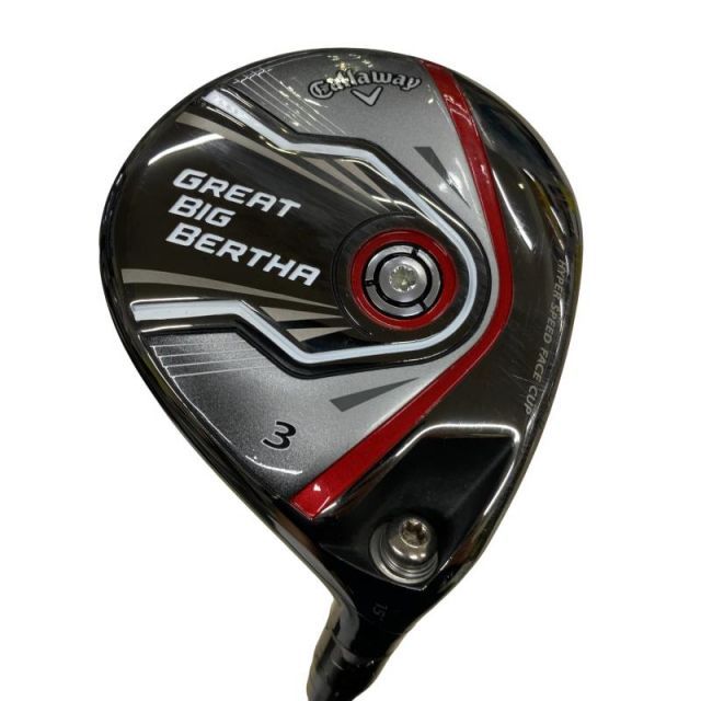 【中古】 キャロウェイ GREAT BIG BERTHA(2015) 3W フェアウェイウッド FW BIG BERTHA(2015)フェアウェイ (フレックスS) メンズ 男性用 右利き 右用 Cランク ゴルフクラブ