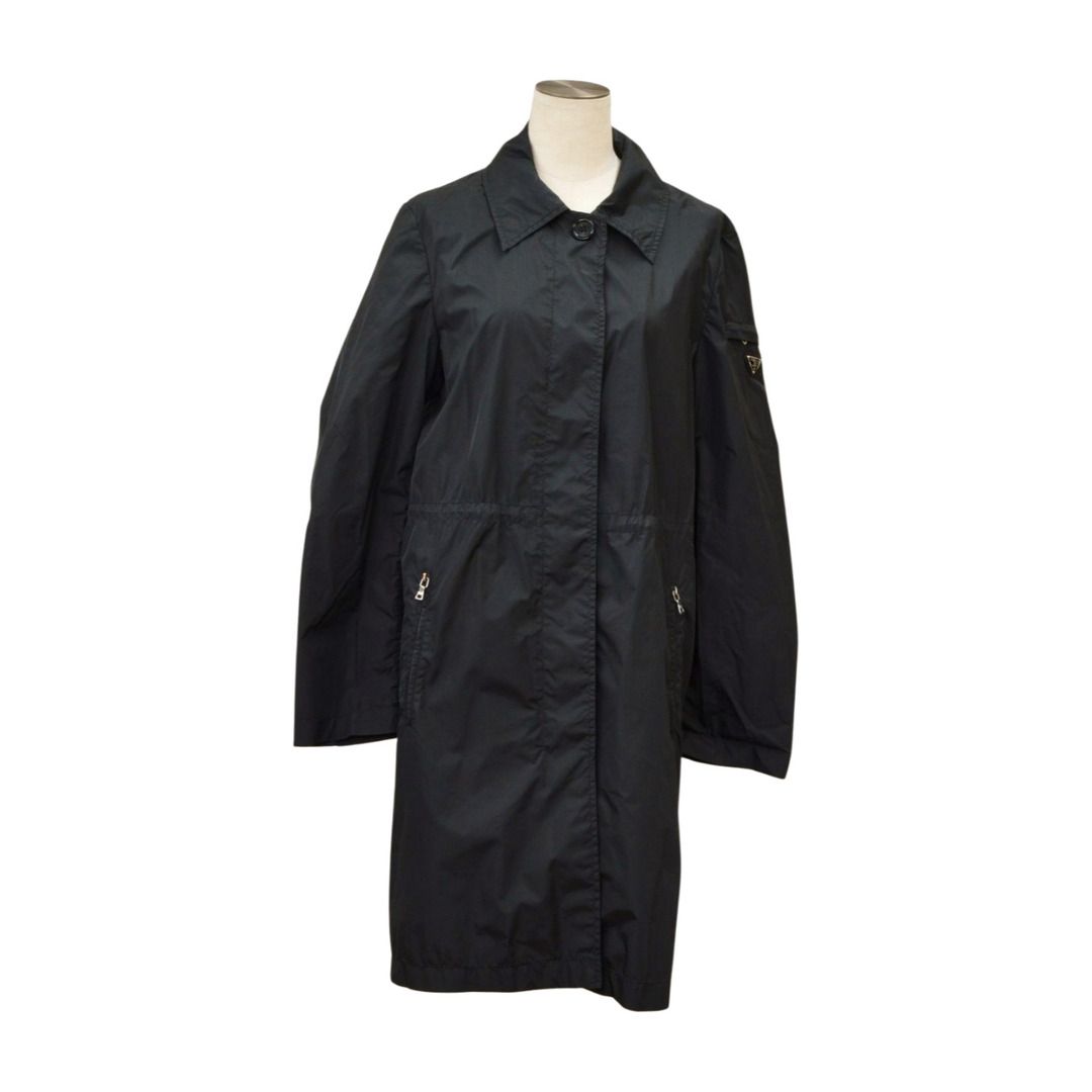 PRADA プラダ リネアロッサ ナイロンコート ブラック サイズ 38 AC81 2011 2245 レディース F-L8516