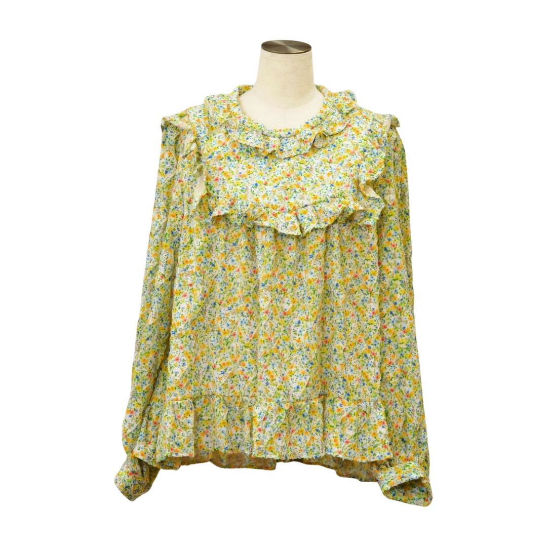 フランシュリッペ franche lippee シャツ/ブラウス ハニーベア 花柄 長袖 3L(FL5)サイズ ミルク レディース F-L8457