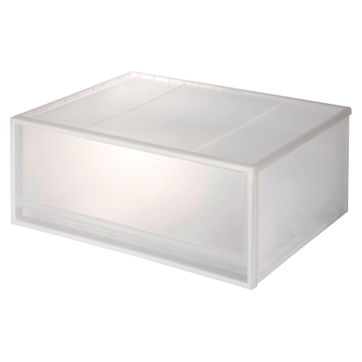 無印良品 ポリプロピレン収納ケース ワイド 中 幅55×奥行44.5×高さ24cm 2個セット 84835452 衣装ケース 収納ケース 収納ボックスAR 5578074d