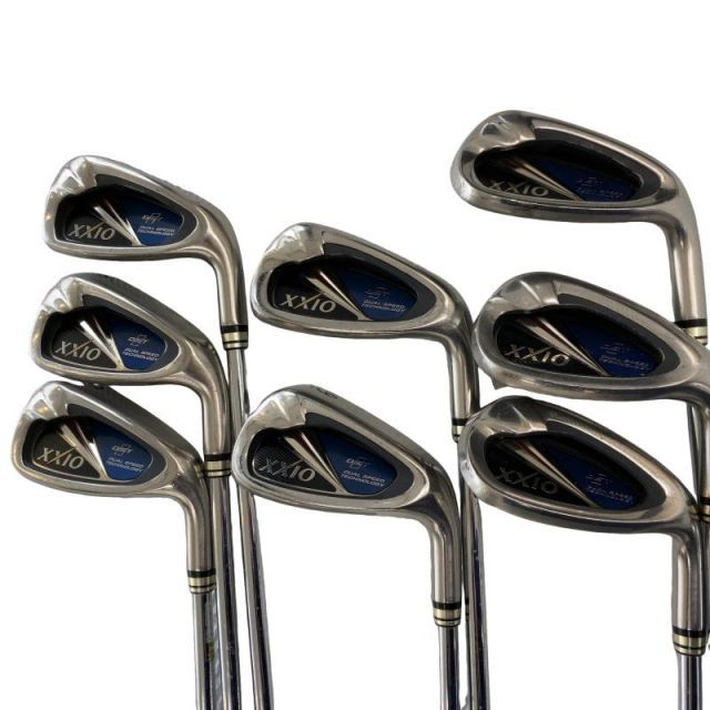【中古】 ダンロップ XXIO(2014) 8S アイアンセット IR NS PRO 900GH D.S.T for XXIO (フレックスR) メンズ 男性用 右利き 右用 Dランク ゴルフクラブ