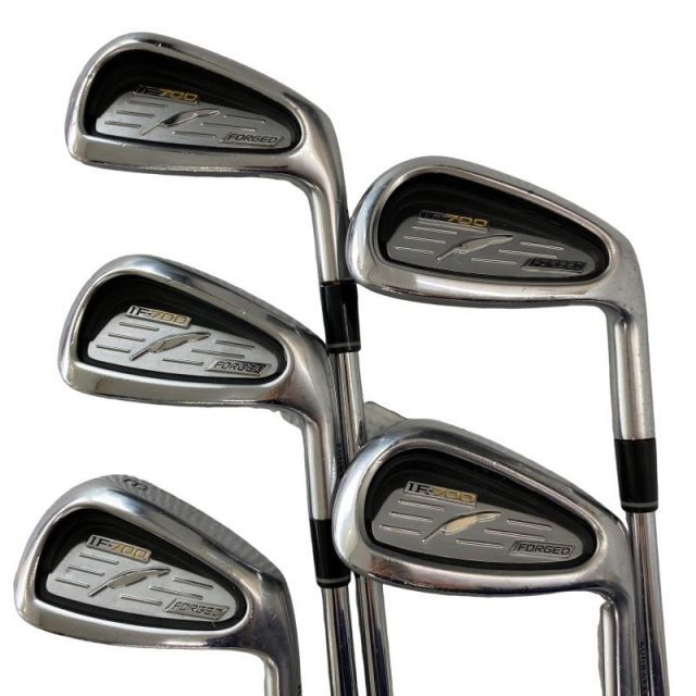 【中古】 フォーティーン IF-700 FORGED 5S アイアンセット IR 純正特注シャフト (フレックスR) メンズ 男性用 右利き 右用 Cランク ゴルフクラブ