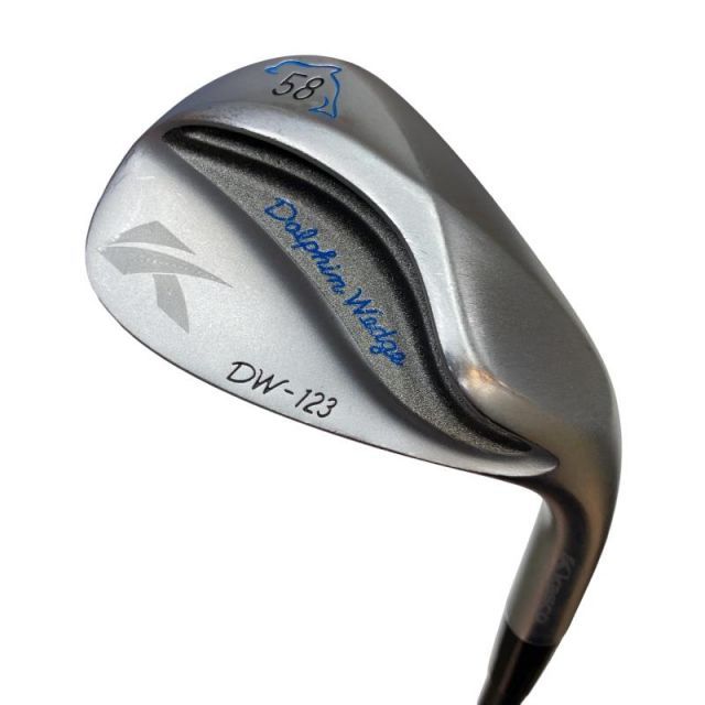 【中古】 キャスコ Dolphin Wedge DW-123 シルバー 58° ウェッジ WG Dolphin DP-231 (フレックスその他) メンズ 男性用 右利き 右用 Dランク ゴルフクラブ