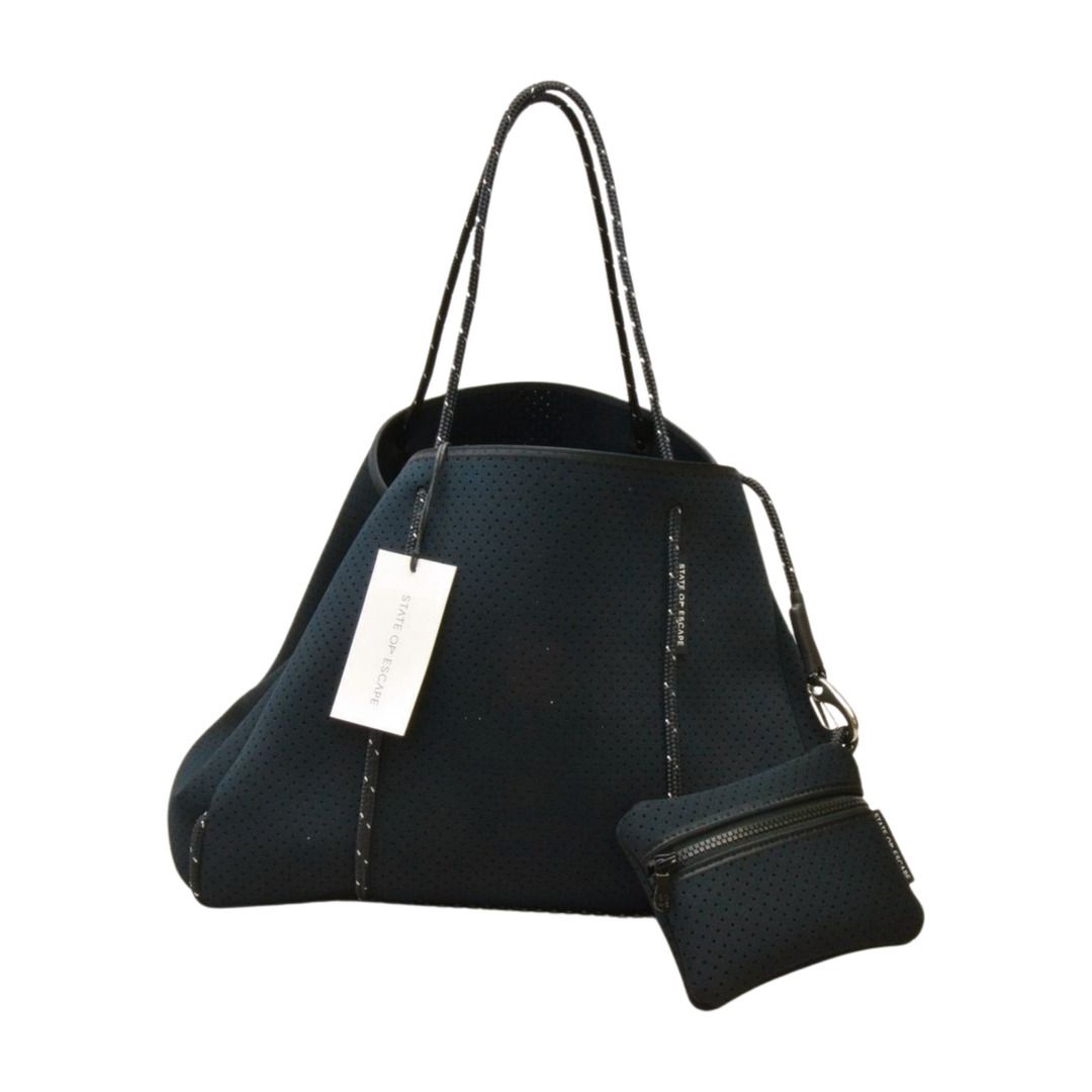 State of Escape ステイトオブエスケープ トートバッグ Eacape tote in highlight ブラック(FLECK BLACK) レディース F-NEW499