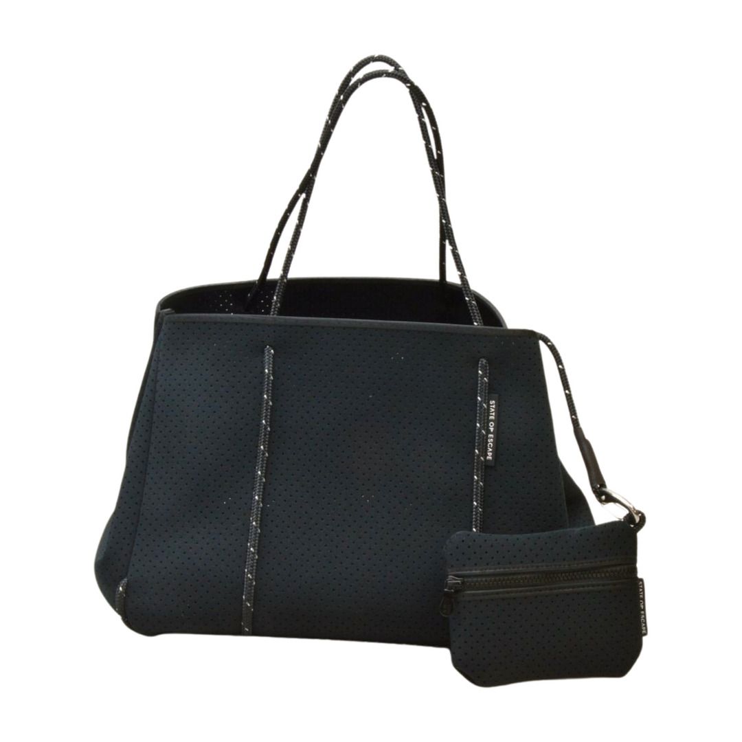 State of Escape ステイトオブエスケープ トートバッグ Eacape tote in highlight ブラック(FLECK BLACK) レディース F-NEW500
