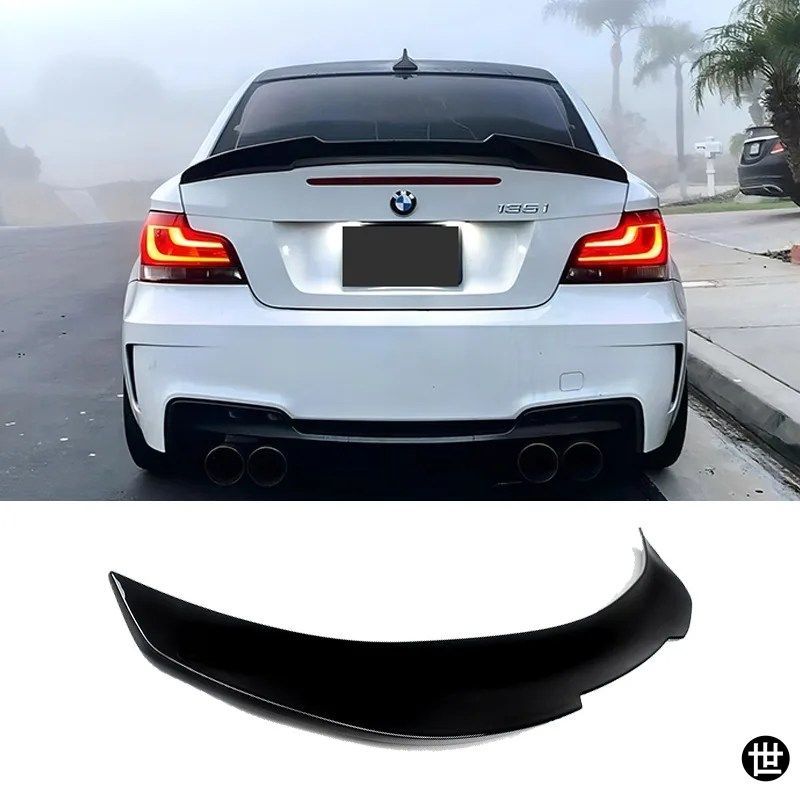 BMW E82 125I 128I 135I M1 120I 120D クーペ 1シリーズ 2007-2014 PSMスタイル 車用リアトランクリップスポイラーウィング リアブートスポ