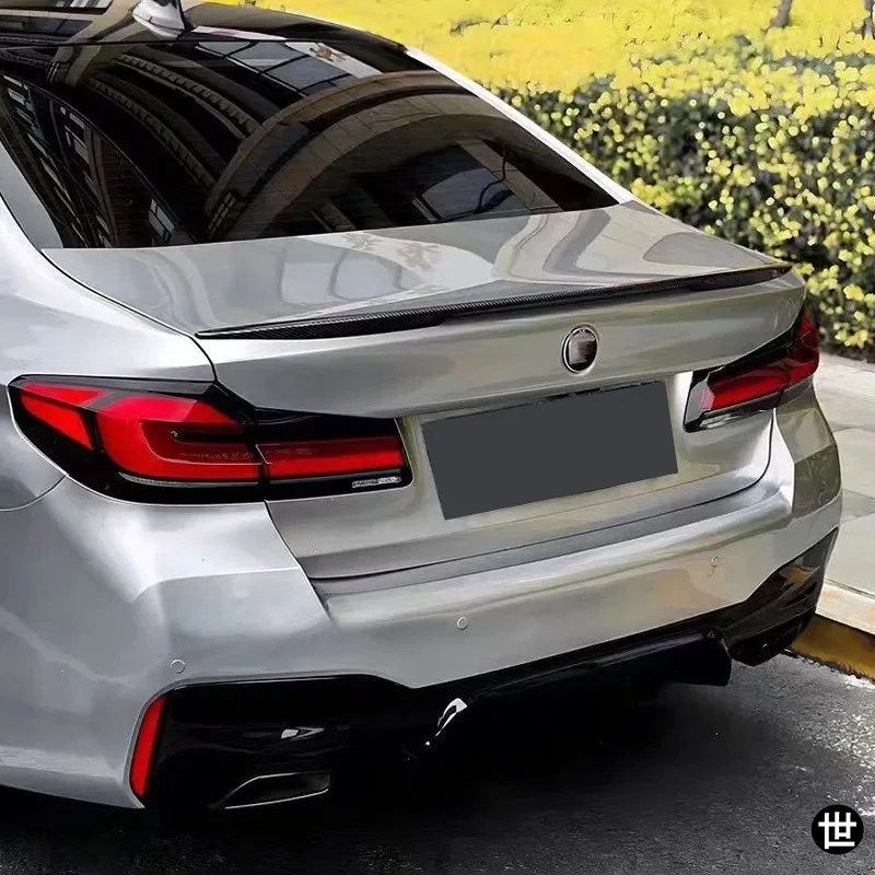 BMW G30 F90 M5 525I 530I 540I 550I 520D 530D 2016-2023 MPスタイル 車用リアブートリップスポイラー リアトランクルーフリップスポイラ