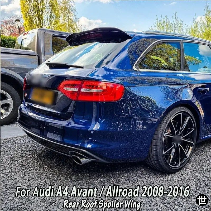 アウディ A4 B8 8.5 アバント / オールロード 2008-2016 用リアトランク ルーフスポイラー リアルーフリップスポイラー ウィング カーテー 9,870円