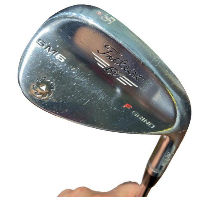 【中古】 タイトリスト VOKEY SPIN MILLED SM6 ツアークロム 56°/14°F ウェッジ WG NS PRO 950GH (フレックスS) メンズ 男性用 右利き 右用 Cランク ゴルフクラブ