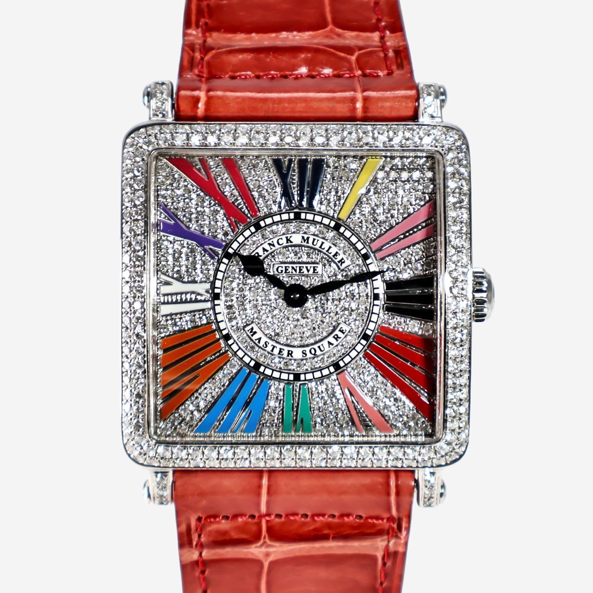 【FRANCKMULLER】【アフターダイヤカスタム】フランクミュラー マスタースクエア 6002MQZ 中古