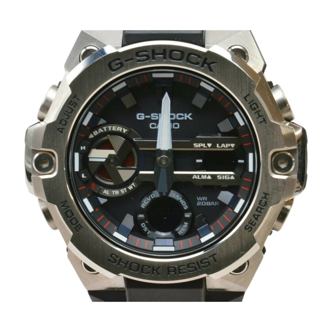 CASIO カシオ G-SHOCK ジーショック Gショック Gスチール G-STEEL 腕時計 時計 タフソーラー ステンレス GST-B400-1A メンズ F-YA1021