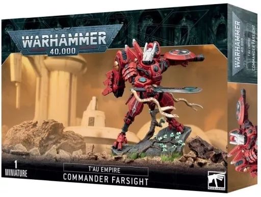 【中古】ミニチュアゲーム タウ・エンパイア： コマンダー・ファーサイト 「ウォーハンマー40000」 (T’au Empire： Commander Farsight) [56-41]