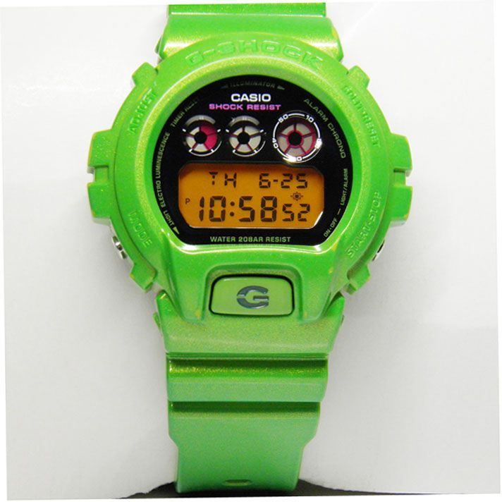 CASIO(カシオ)G-SHOCK(ジーショック)Gショック DW-6900NB-3JF Metallic Colors(メタリックカラーズ) グリーン ドッド柄 【中古品】 35,750円