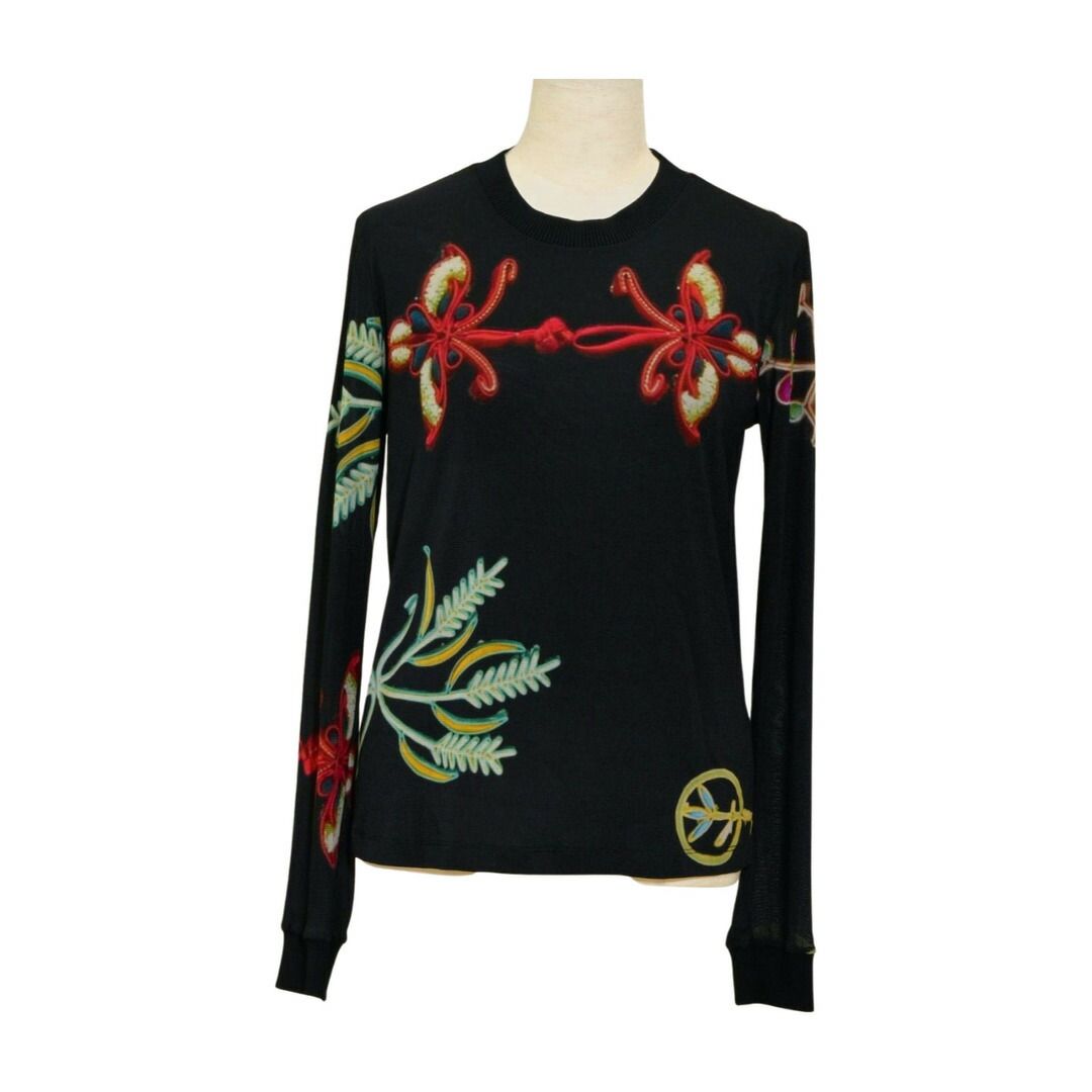 ヴィヴィアンタム VIVIENNE TAM カットソー シャツ ネット 花柄 ブラウス サイズ 38 ブラック 14276010 レディース F-S4743 7,934円