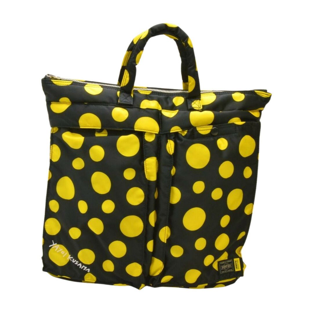 ポーター X-girl×YAYOI KUSAMA×PORTER ヘルメットバッグ 草間彌生 2WAY ショルダー トートバッグ ナイロン レディース F-YA1078