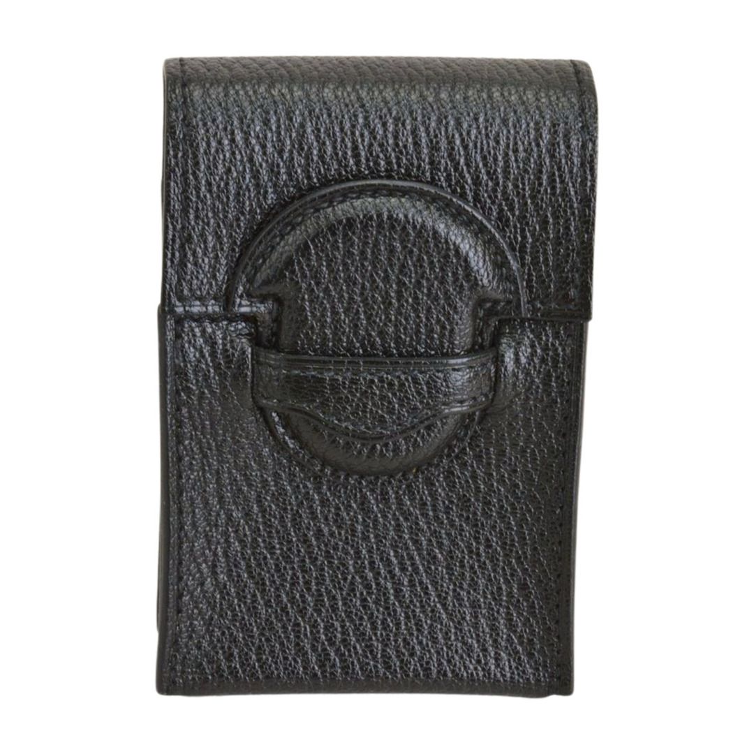 エルメス Hermes シガレットケース タバコケース エテュイシガレット シェーブル C:2018年 ブラック メンズ F-YA1168