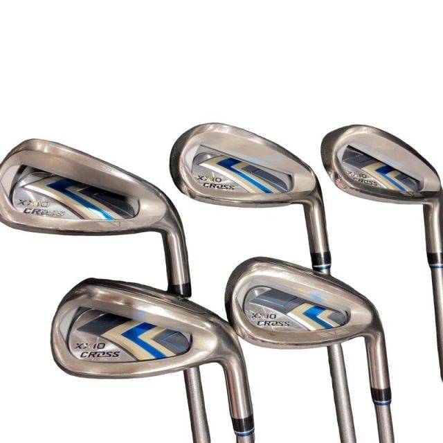 【中古】 ダンロップ XXIO CROSS(2021) 5S アイアンセット IR XXIO MH2000 (フレックスS) メンズ 男性用 右利き 右用 Cランク ゴルフクラブ