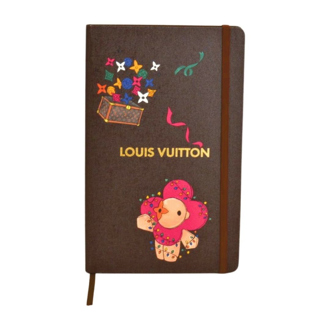 ルイ ヴィトン LOUIS VUITTON ノートブックMM ジェーン＆ステッカー S00 ブラウン イタリア製 レディース F-YA1197