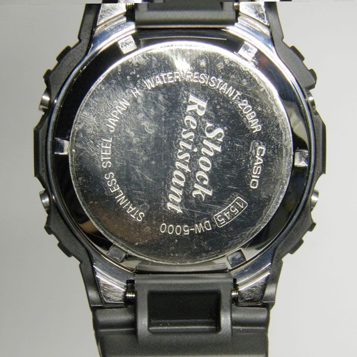 CASIO(カシオ)G-SHOCK(ジーショック)Gショック DW-5000-1JF 2001年