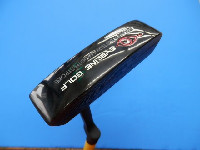 パター練習 即決 Ｃ３２ パター練習 アイライン ゴルフ　バターパター　フニャフニャ シャフト[5662]即発送