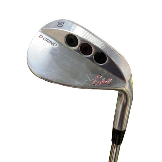 【中古】 Edel GOLF Edel GOLF SMSウェッジ 50° DーGRIND ウェッジ WG 純正特注シャフト (フレックスS) メンズ 男性用 右利き 右用 Cランク ゴルフクラブ